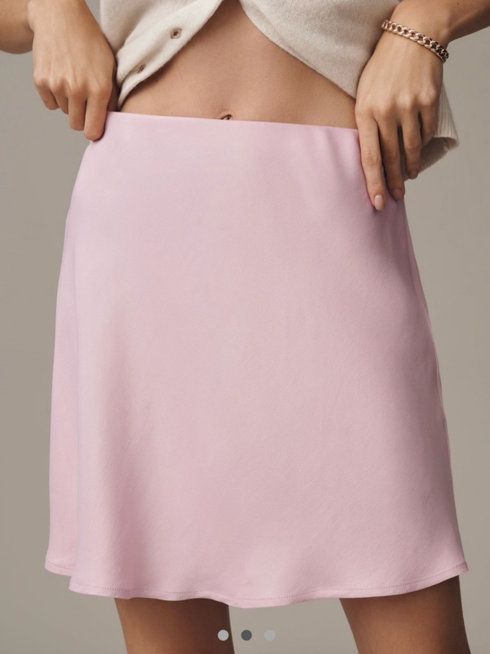 Anthropologie Tilda mini slip skirt - Picture 2 of 9